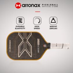 Bề mặt carbon Vợt Pickleball Arronax Vortex V2