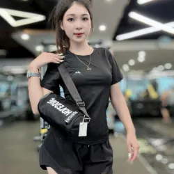 Set bộ thể thao nữ NAQIYAYABEI màu đen